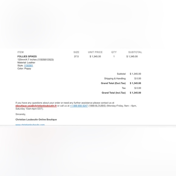 Christian Louboutin Spiked Red Heels - Picture 9 of 9